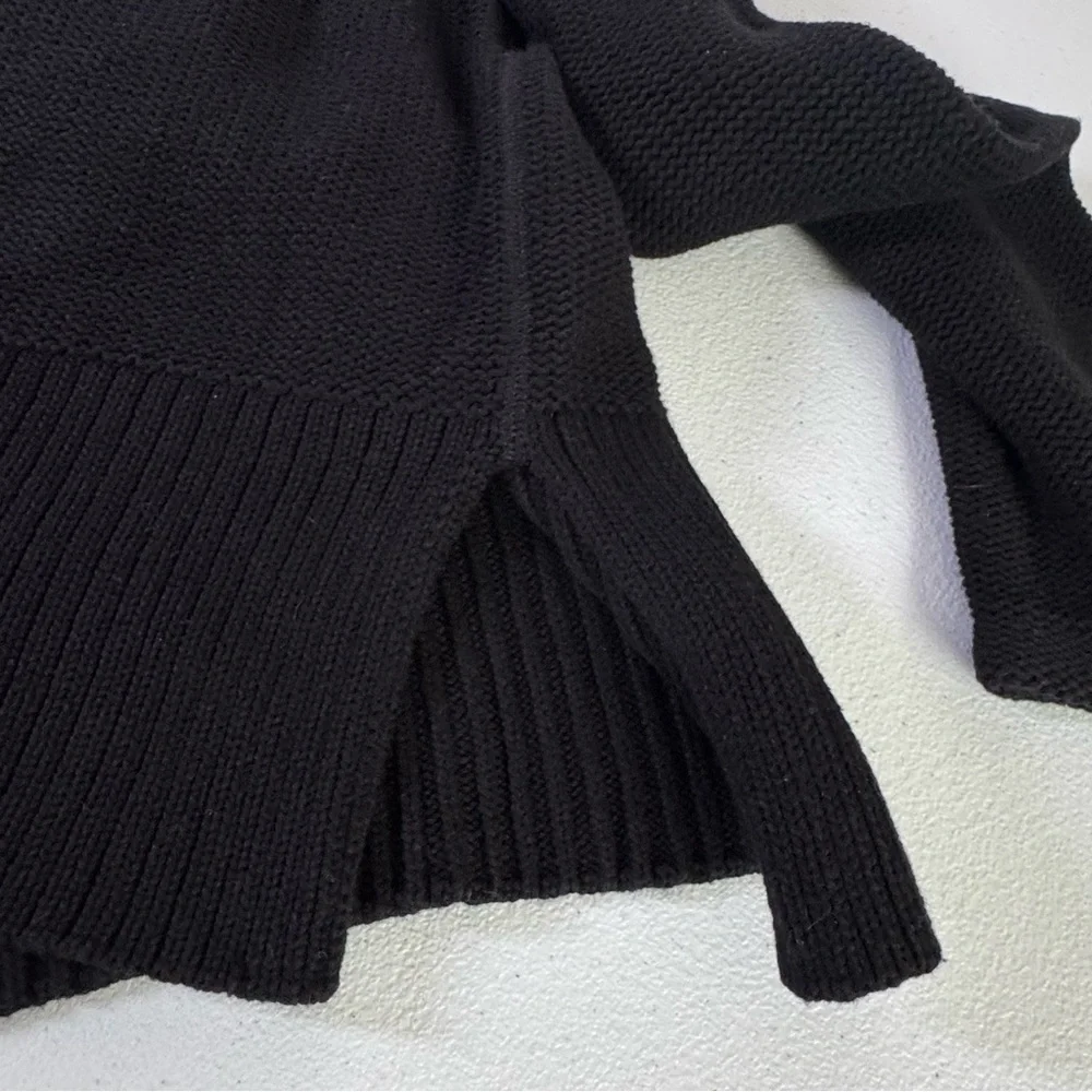 T by Alexander Wang Black Hooded Sweater Size M Oversize